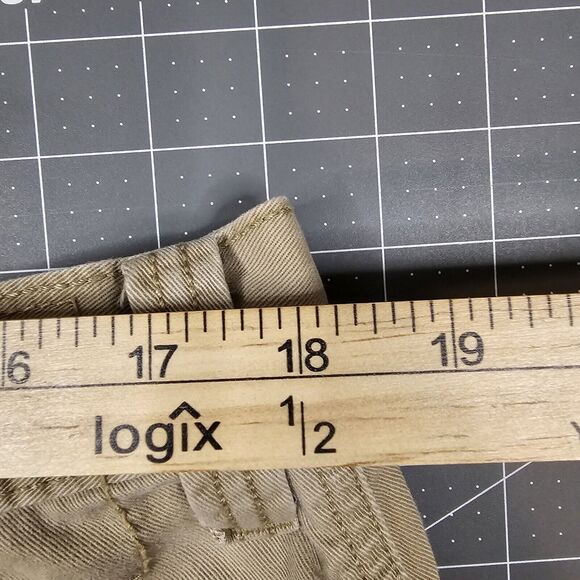 Levis Cargo Shorts Mens 36x10 Tan Baggy Loose Y2K 90s Streetwear Skater Preppy - Picture 12 of 14